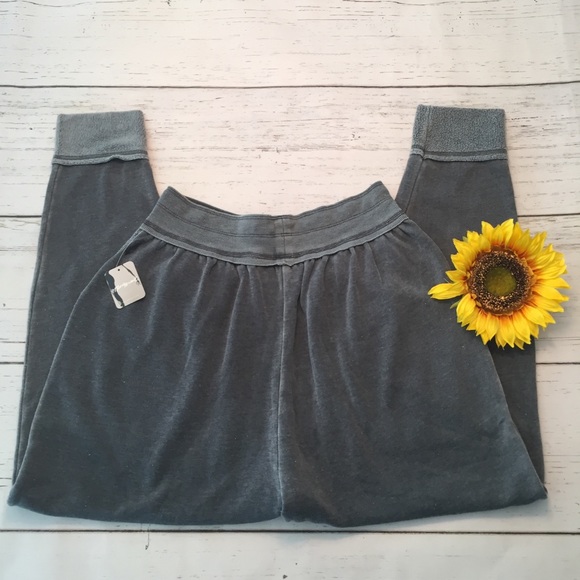 Free People Charcoal Meadowbrook Harem Pants - Picture 5 of 7